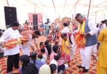 महानगर अध्यक्ष सिद्धार्थ अग्रवाल ने कन्या पूजन से दिया संस्कार और सेवा का संदेश