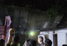 देहरादून: दीवार ढहने से दो-तीन मकान क्षतिग्रस्त, राहत कार्य में जुटा प्रशासन
